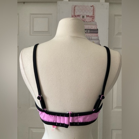 Victoria's Secret Purple Blue Stitched Fabulous Swim Top - Picture 5 of 8